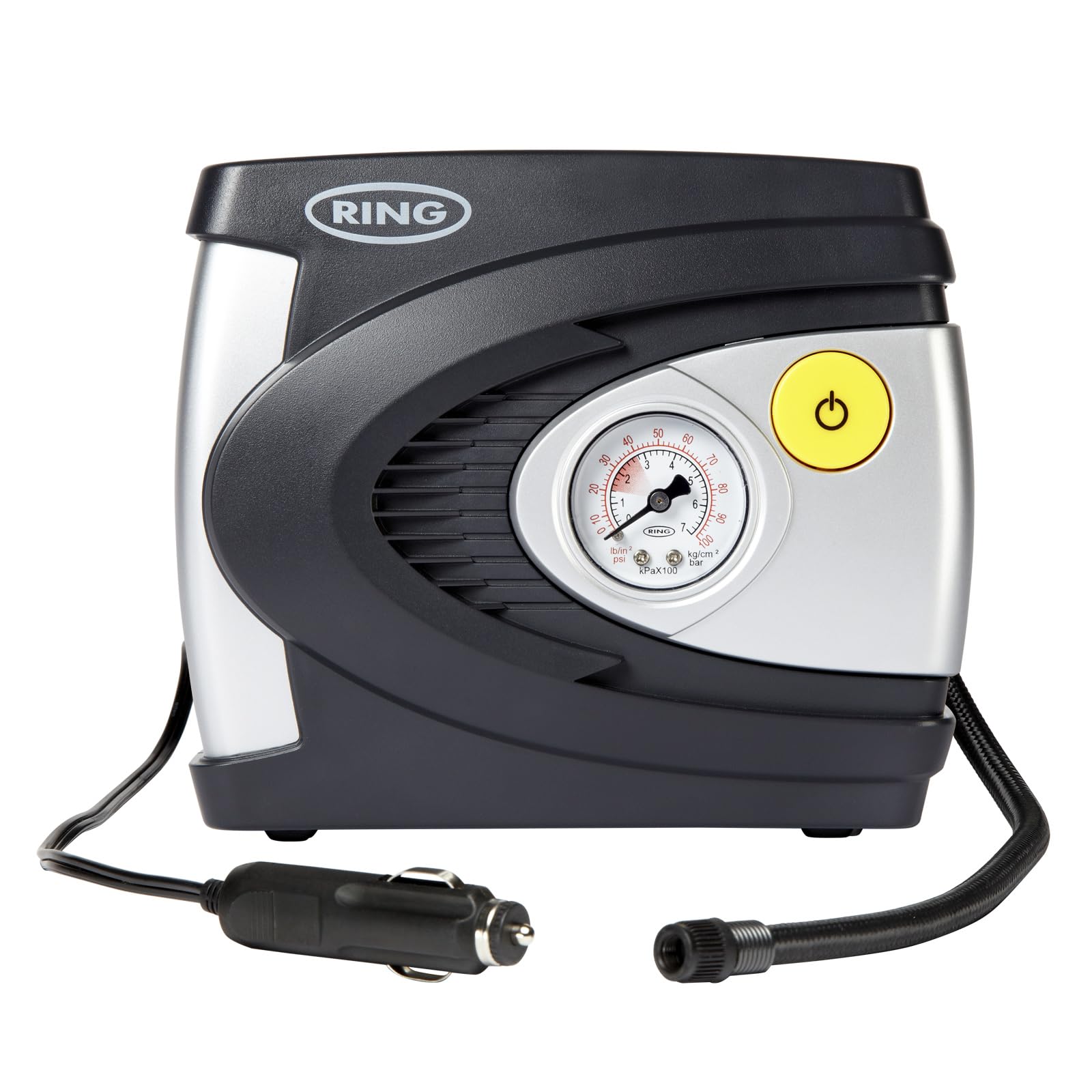 RING TYREINFLATE 610 Analogue Tyre Inflator with Adaptor Kit - Results in PSI & BAR